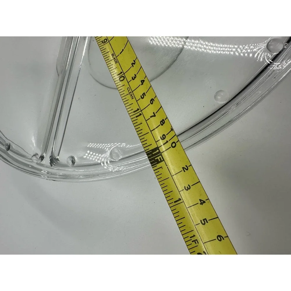 Vintage Pedestal Glass Cake Stand with Dome Holds 12